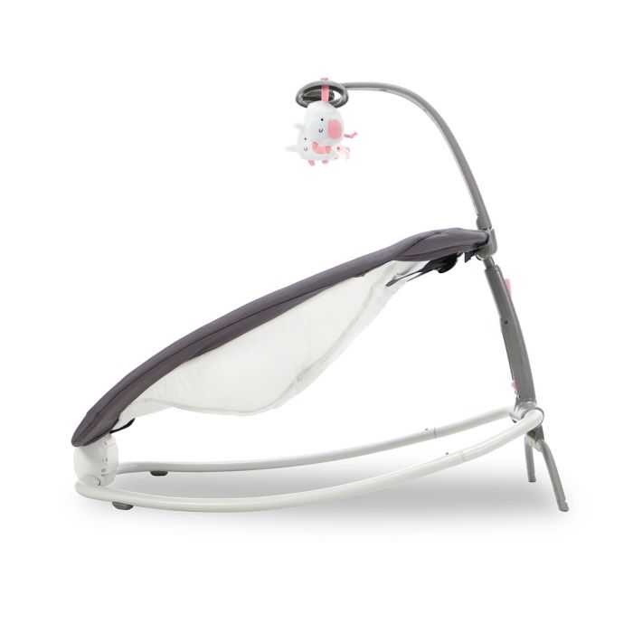 Asalvo Foldable Baby Bouncer – Pink Bird Design - Image 4