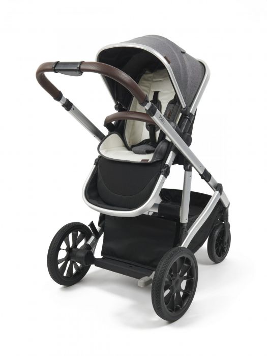 Babylo Zummi Halo Travel System (includes seat unit, carrycot, car seat adaptors, seat liner, organiser, cupholder & rain cover) - moon - Image 4