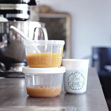 Thermobaby Set of 5 Baby Food Storage Containers – 250ml - Image 3