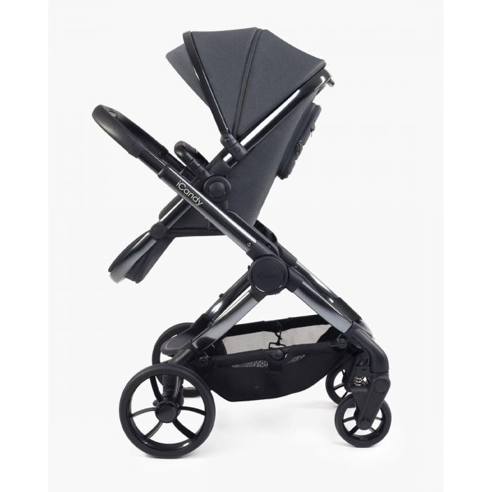 iCandy Peach 7 Combo Pushchair Complete Bundle, Dark Grey - Image 6