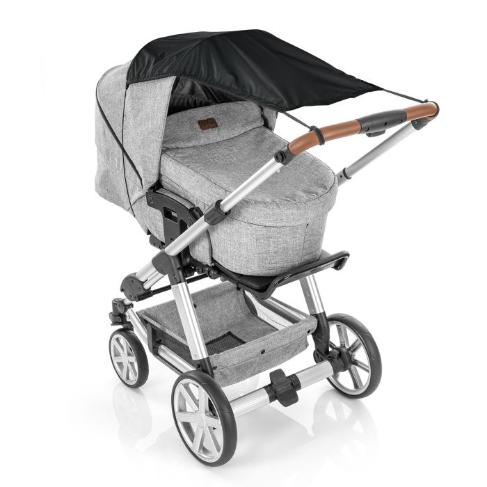 ShineSafe Universal UVF50 Protection Pram Sunshade - Black