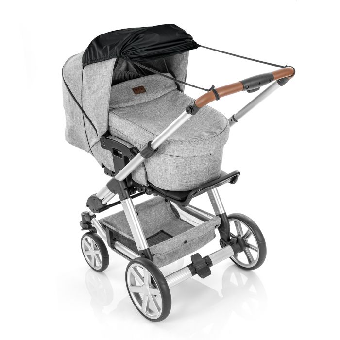 ShineSafe Universal UVF50 Protection Pram Sunshade - Black - Image 7