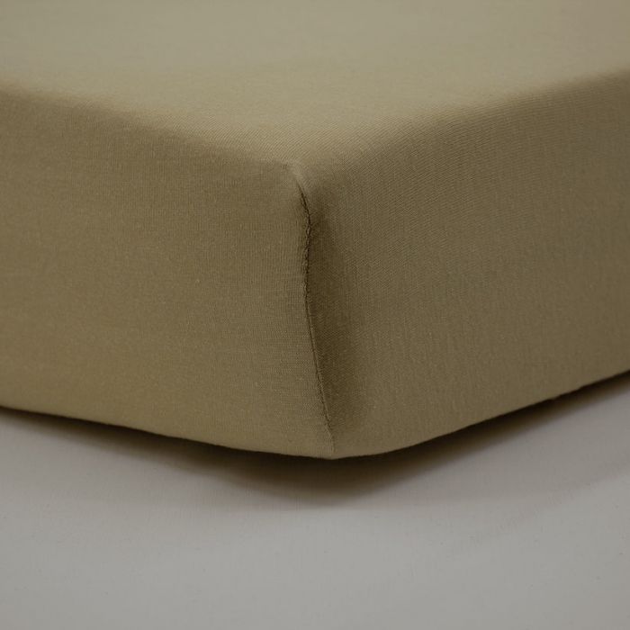 Little Band 2-Pack Baby Cotbed Fitted Sheets – 140 x 70 cm – Beige & Wheat – 100% Cotton - Image 5