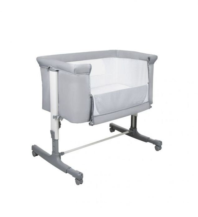 Asalvo Calm Co-Sleeper Crib - Grey - Image 2