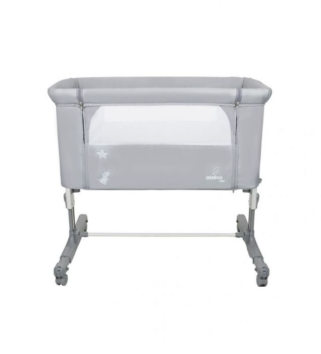 Asalvo Calm Co-Sleeper Crib - Grey - Image 4