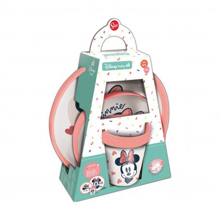 Disney Baby Minnie Mouse Mealtime Set – Includes Bowl, Plate, and Cup - Image 8
