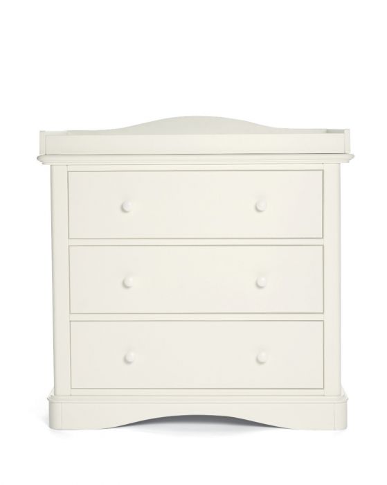 Mamas & Papas Flyn 2 Piece White Cotbed Set with Dresser Changer - Image 11