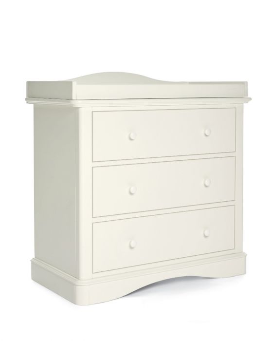 Mamas & Papas Flyn 2 Piece White Cotbed Set with Dresser Changer - Image 10