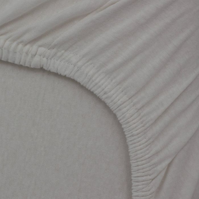 Babycalin 40x80 cm Baby Fitted Sheet – 100% Cotton – Fits Prams, Co-Sleepers & Moses Baskets – White - Image 4