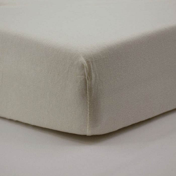 Little Band 2-Pack Baby Cotbed Fitted Sheets – 140 x 70 cm – Beige & Grey – 100% Cotton - Image 3