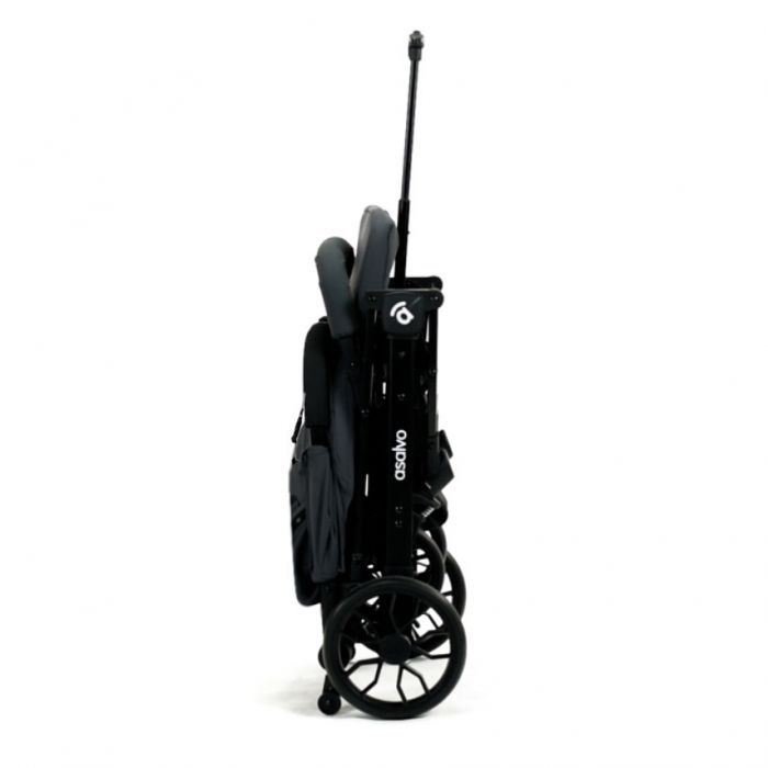 Asalvo Kubic 2 Lightweight Travel Stroller (Birth to 22 kg) - Grey - Image 6