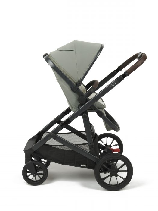 Babylo Zummi Halo Travel System (includes seat unit, carrycot, car seat adaptors, seat liner, organiser, cupholder & rain cover) - Sage Green - Image 3