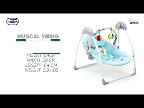 Asalvo Daddy Hippo Musical Swing - Image 7