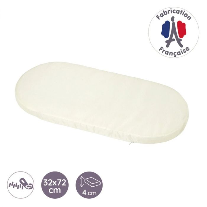 Tineo Pram/Carrycot & Moses Basket Mattress – 72 × 32 cm