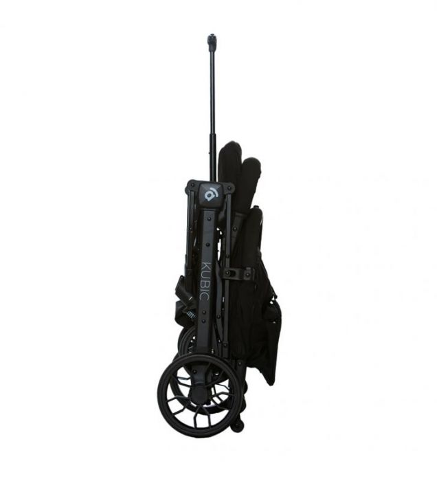 Asalvo Kubic 2 Lightweight Travel Stroller (Birth to 22 kg) - Black - Image 8