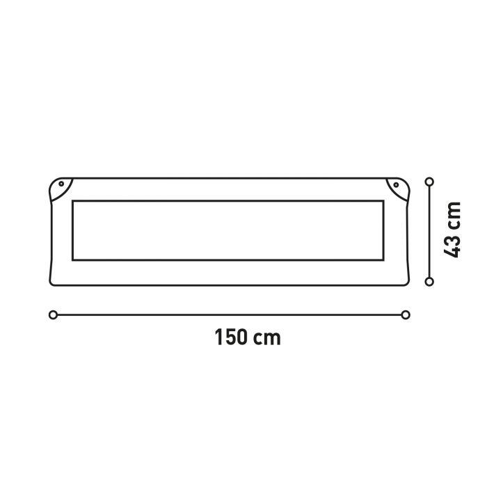 Asalvo Grey Stars Bed Rail - 150cm - Image 2