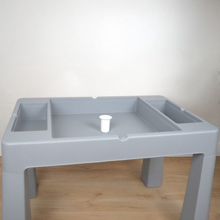 Multifunctional Children's Activity Table MULTIPLAY + 2 Chairs – Lego-Compatible, Sand & Water Play - Image 11