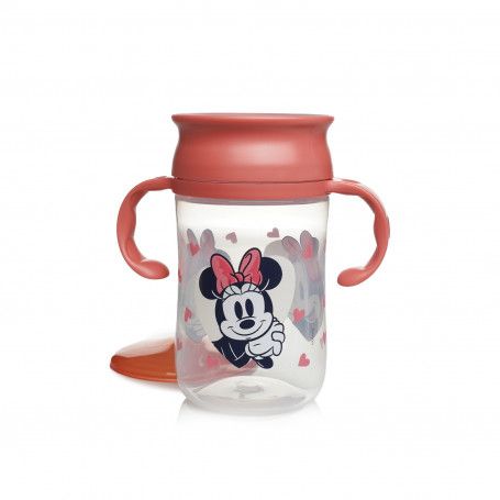 Disney Baby Minnie 360° Trainer Cup with Lid – Leak-Proof Baby Drinking Cup with Handles (395ml) - Image 4