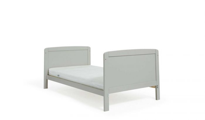 Baby Elegance Travis Cot Bed & FREE Mattress - Grey - Image 2