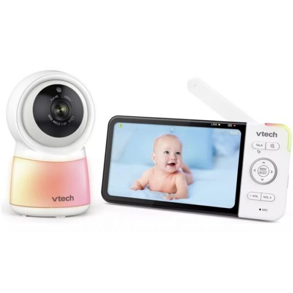 VTech RM5755HD 5" Smart HD Video Baby Monitor with App, Night Light & 1080p Camera