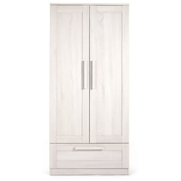 Mamas & Papas Atlas Cotbed, Dresser & Wardrobe Package - Nimbus White - Image 10